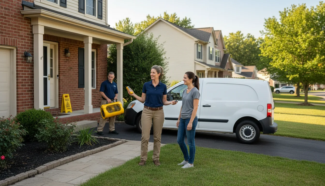 Water restoration image for Flood Water Cleanup, Removal And Restoration Services in Woolford, MD